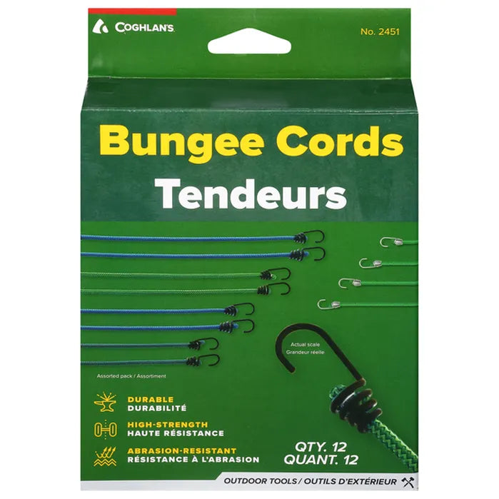 Coghlan's Assorted Bungee Cords 12 Pack - Shop  Bungee Cords at  Trekaline