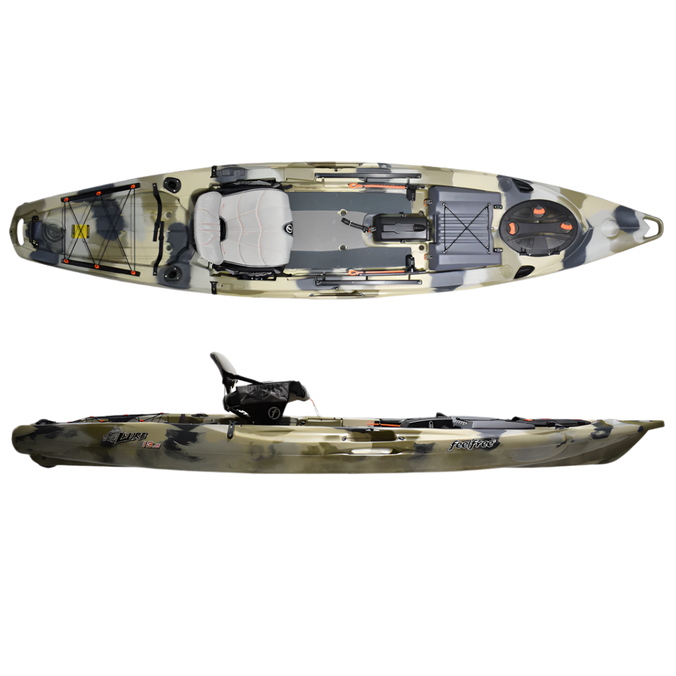 FeelFree Lure 13.5 With Rudder Kayak Setup