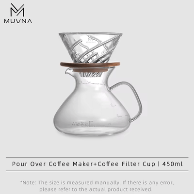 Muvna Glass Pour Over Coffee Set