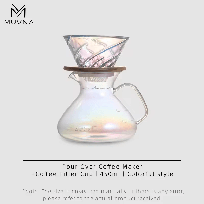 Muvna Glass Pour Over Coffee Set