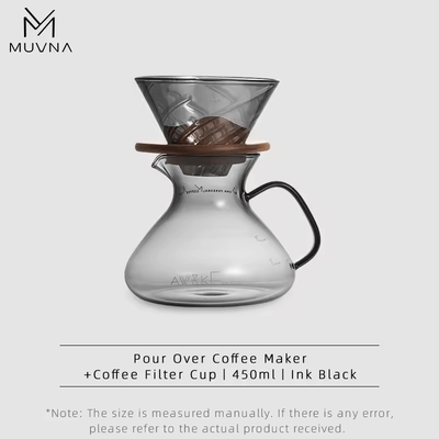 Muvna Glass Pour Over Coffee Set