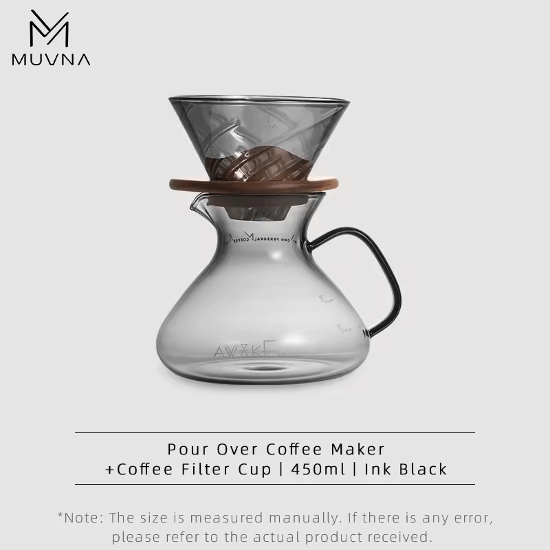 Muvna Glass Pour Over Coffee Set