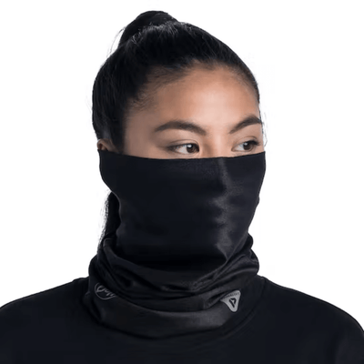 Buff Polar Neck Gaiter Solid Black Thermal