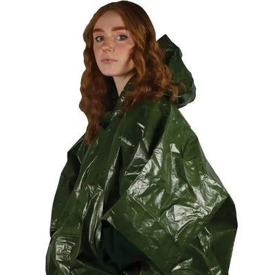 Survive Outdoors Longer Sport Utility Poncho - Green