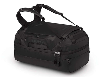 Transporter Squffel 44 bag by Osprey, rugged and weatherproof for adventures in urban and remote environments.