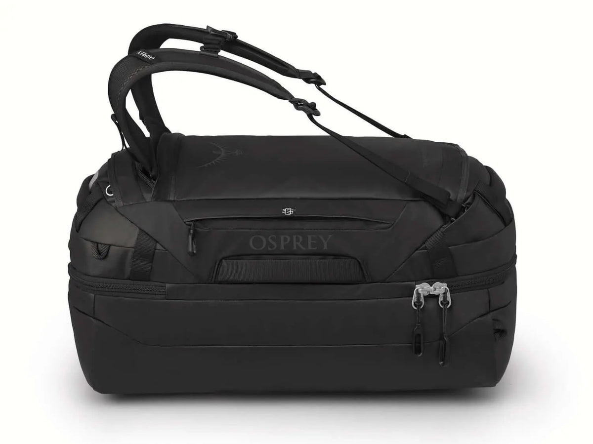 Osprey Transporter Squffel 44 rugged travel bag with weatherproof material for adventures.