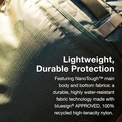 Transporter Wheeled Duffel 60 showcasing durable NanoTough™ fabric technology by Osprey.