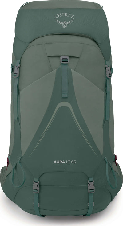 Osprey Aura AG LT 65 - Women backpack featuring AntiGravity suspension and lightweight design for comfortable backcountry expeditions.