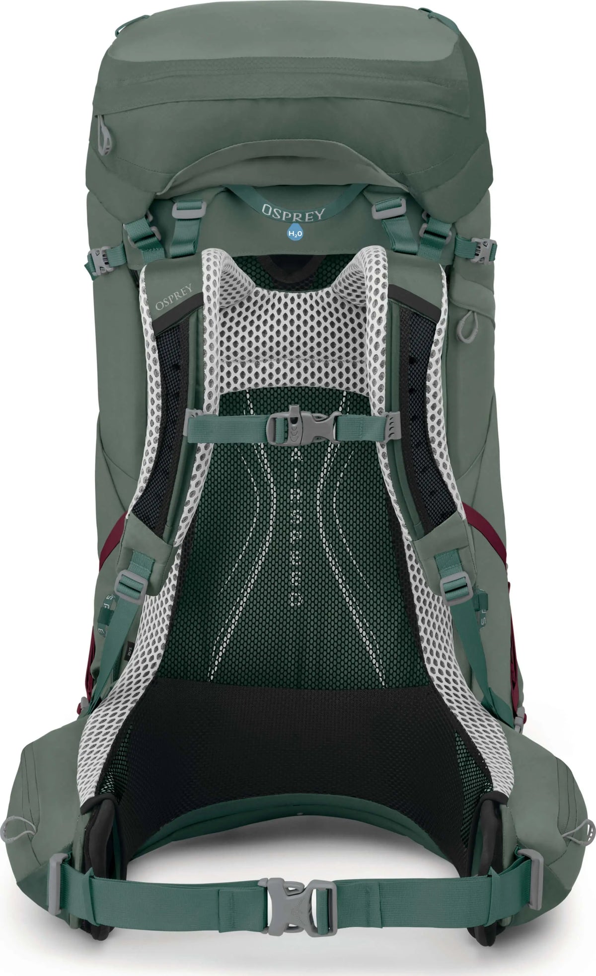 Osprey Aura AG LT 65 - Women backpack with AntiGravity suspension and lightweight design for comfortable backcountry expeditions.