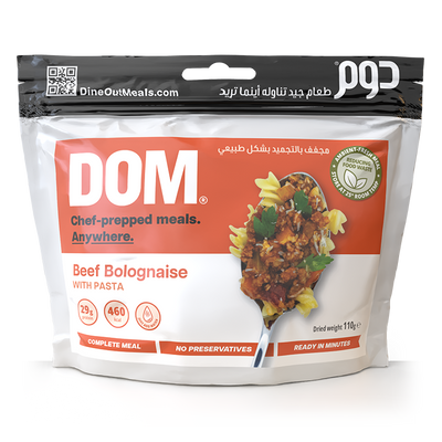 Dine Out Meals Beef Bolognaise with Pasta Freeze Dried