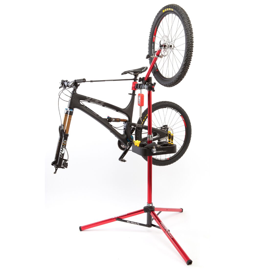 Feedback Sports Pro-Elite Bike Repair Stand Red - Shop  Bike Repair Stands at  Trekaline
