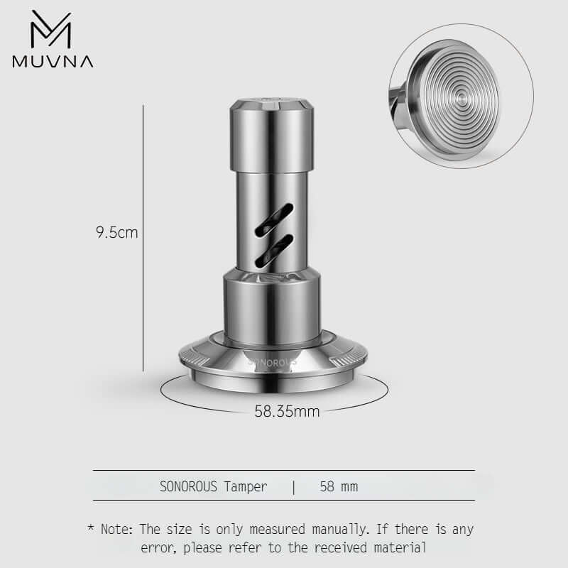 Muvna Sonorous Tamper 58mm Precision Espresso Tool