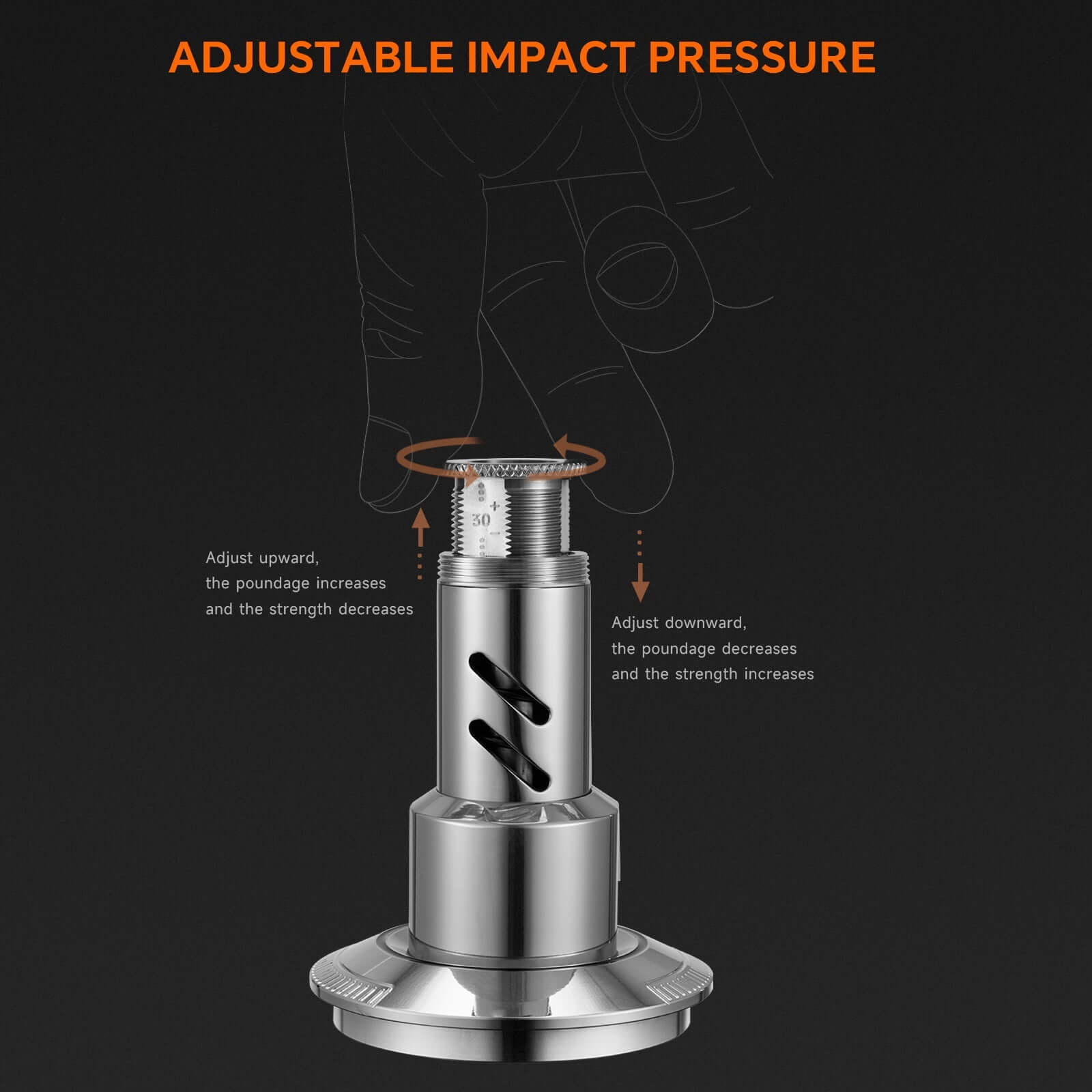 Muvna Sonorous Tamper 58mm Precision Espresso Tool