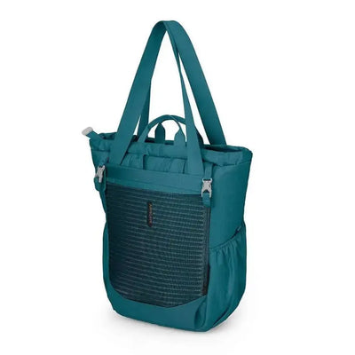 Osprey Poco Changing Tote with removable mat, insulated pockets, backpack or tote carry. AirScape™ comfort. bluesign® PRODUCT.