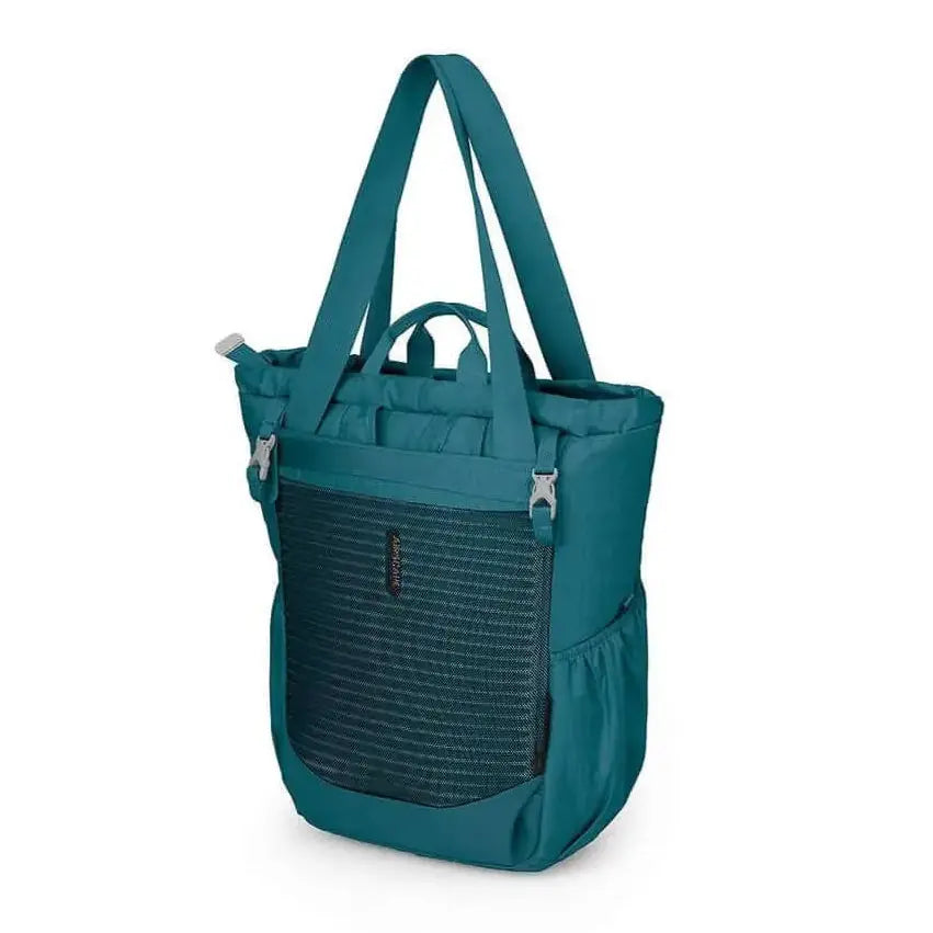 Osprey Poco Changing Tote with removable mat, insulated pockets, backpack or tote carry. AirScape™ comfort. bluesign® PRODUCT.