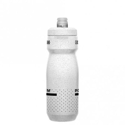 Camelbak Podium Bike Bottle 24oz squeeze water bottle for cyclists, white color, 700ml capacity, available at Geardoor.