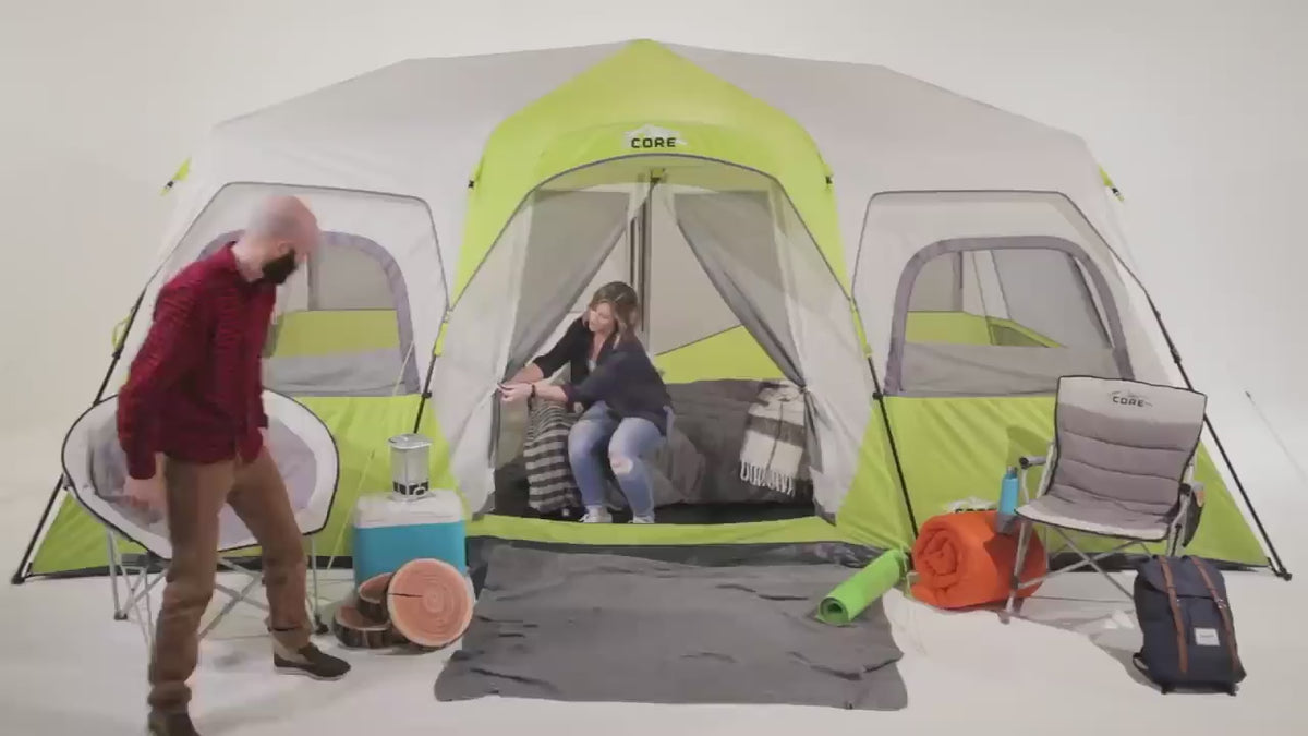 Core Equipment 12 Person Instant Cabin Tent