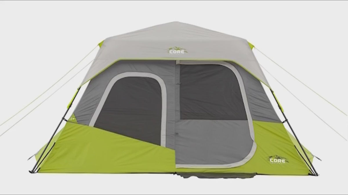 Core Equipment 6 Person Instant Cabin Tent