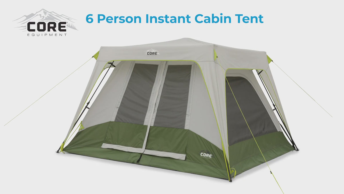 Core Equipment 6 Person Instant Performance Tent