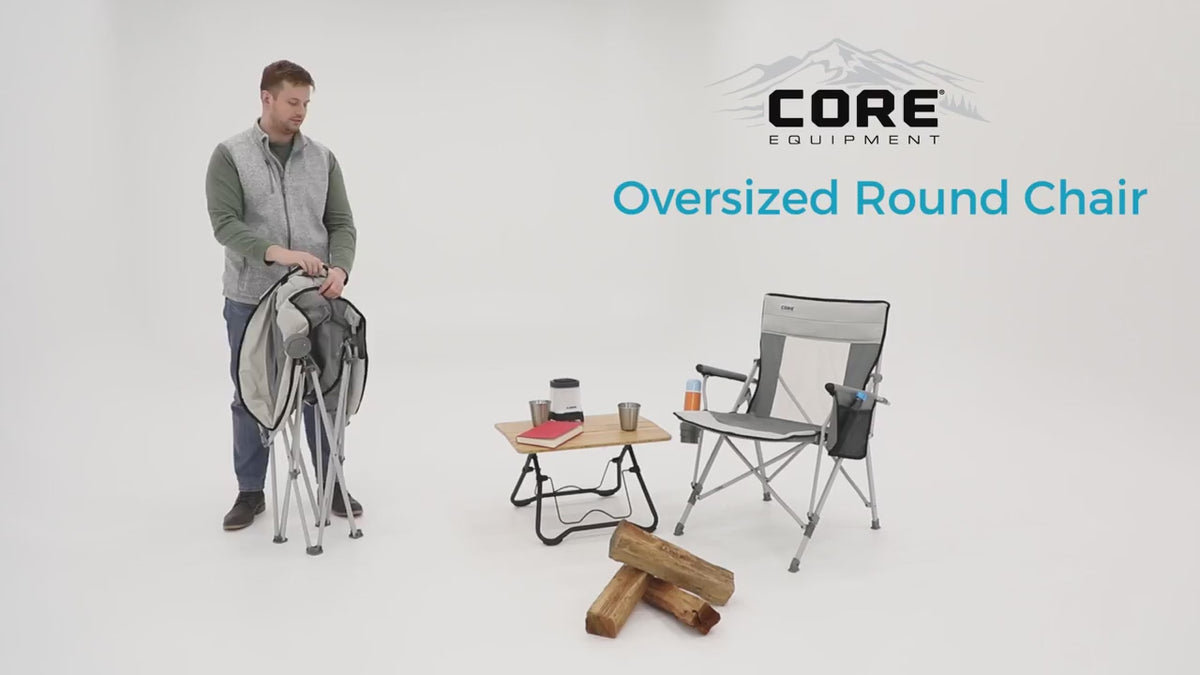 Core Equipment Oversized Mesh Round Chair