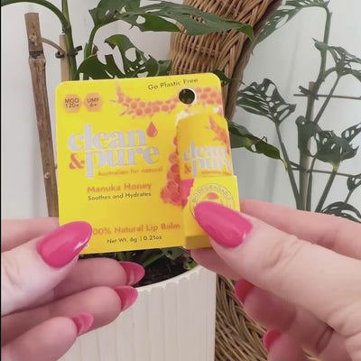 Clean & Pure Manuka Honey Soothing Lip Balm