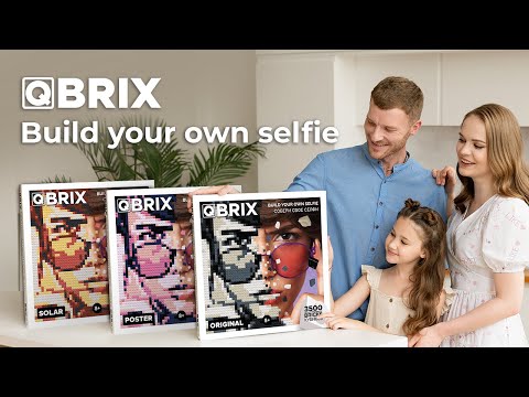 Load video: Qbrix Poster Photo Construction Set