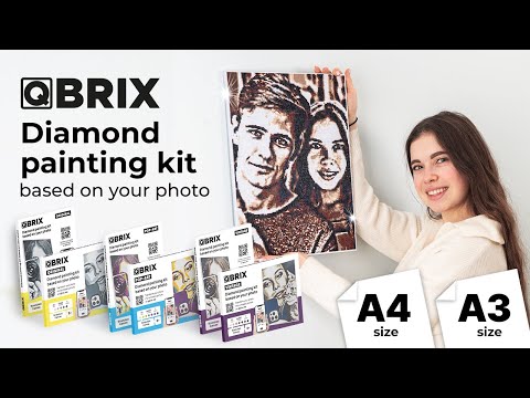 Qbrix A4 Original Diamond Painting Kit