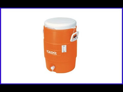 Igloo 5 Gallon Seat Top Beverage Cooler Orange