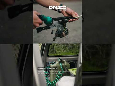 Ontap Portable Shower 22 L and 12 V with 7-Mode Spray