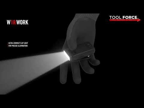 Ledlenser W1R Work Rechargeable Clip Light