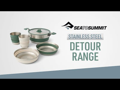 Sea to Summit Stainless Collapsible Bowl for Camp Use