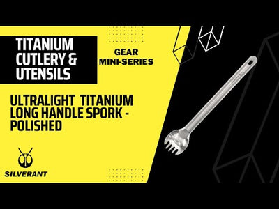 SilverAnt Long Handle Titanium Spork