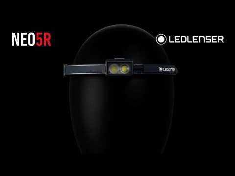 Load video: Ledlenser NEO5R Rechargeable Running Headlamp