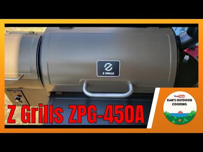 Z Grills Wood Pellet Grill Smoker 450A