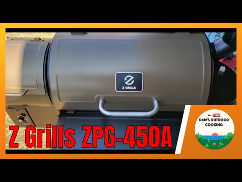 Z Grills Wood Pellet Grill Smoker 450A