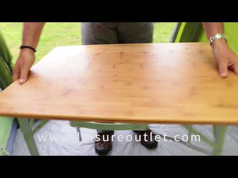 Vango Bamboo Folding Table 80cm