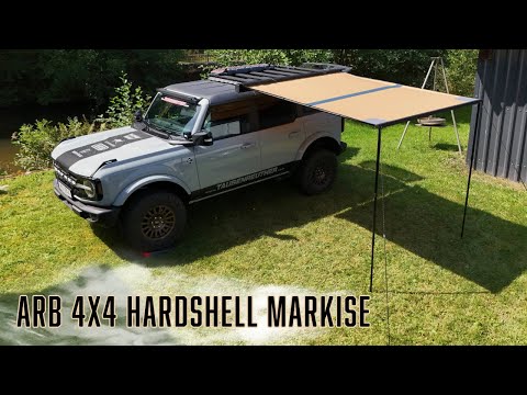 ARB Aluminium Awning with Light Kit - 2m x 2.5m Black