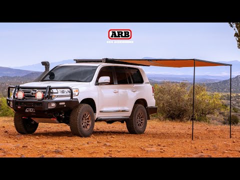 ARB 3m x 2.5m Aluminum Awning with Light Kit