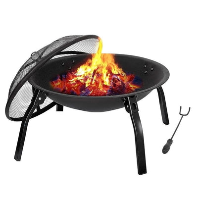 Procamp Folding Round Outdoor Fire Pit - Shop  Grill and Fire Pit Accessories at  Trekaline