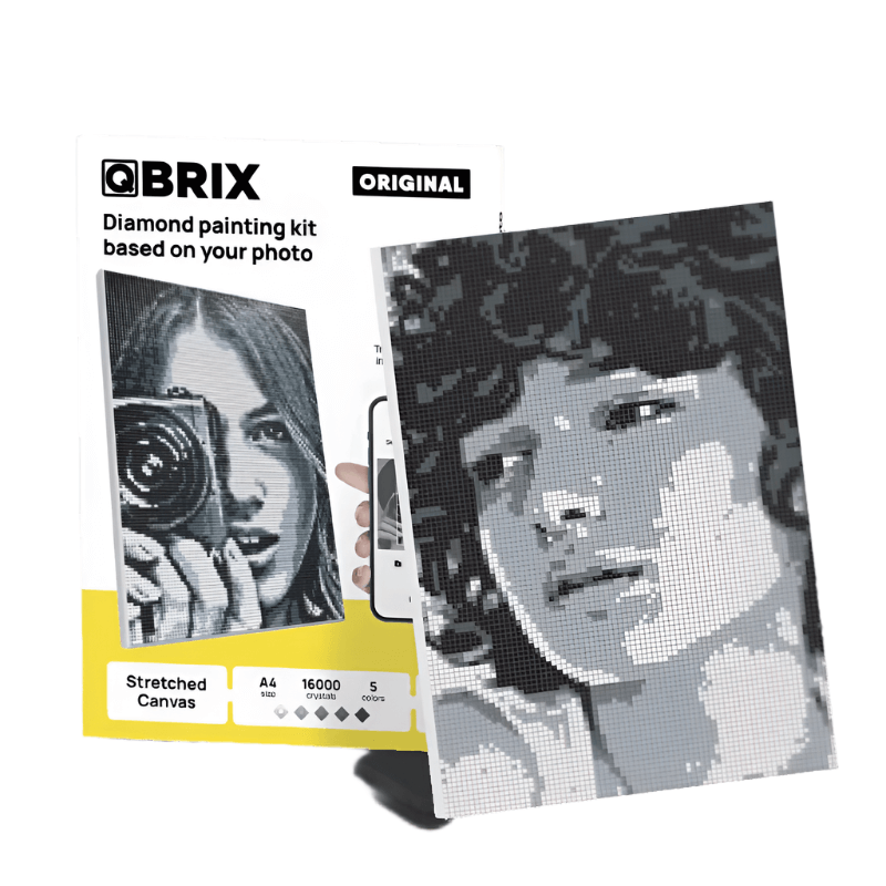 Qbrix A4 Original Diamond Painting Kit - Shop  Puzzles at  Trekaline