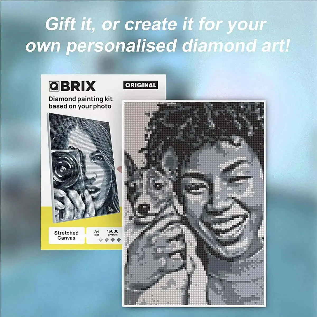 Qbrix A4 Original Diamond Painting Kit - Shop  Puzzles at  Trekaline