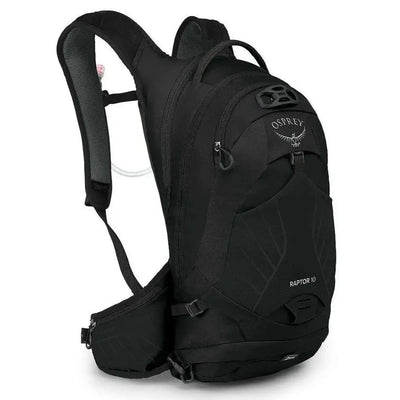 Osprey Raptor 10 mountain biking backpack with 10-liter capacity and Hydraulics reservoir for all-day action.