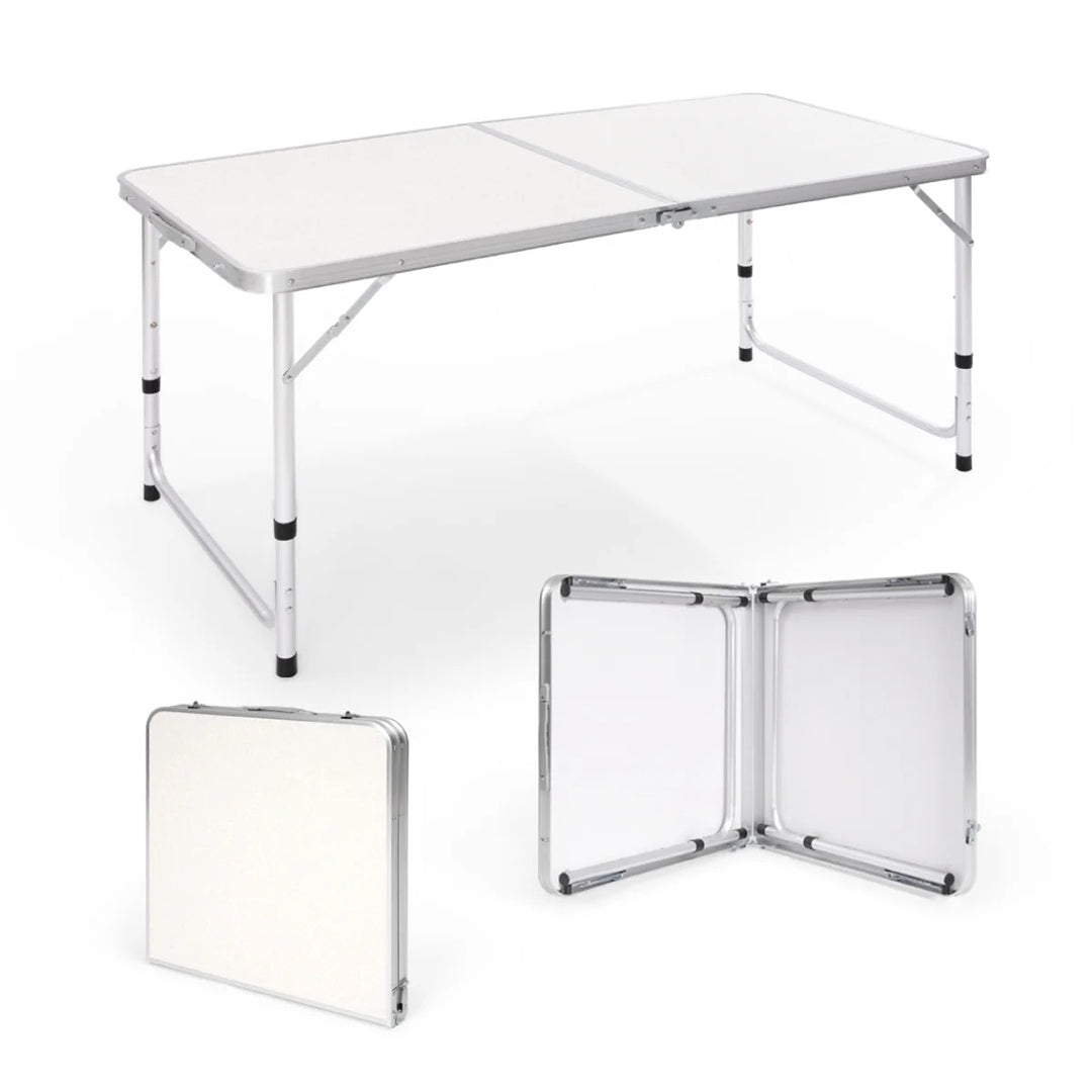 Procamp Fold in Half Aluminum Picnic Table - Shop  Camp Tables at  Trekaline