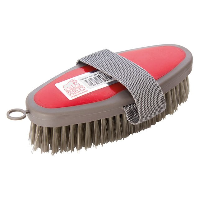 Red Gorilla Body Brush for Horse Grooming