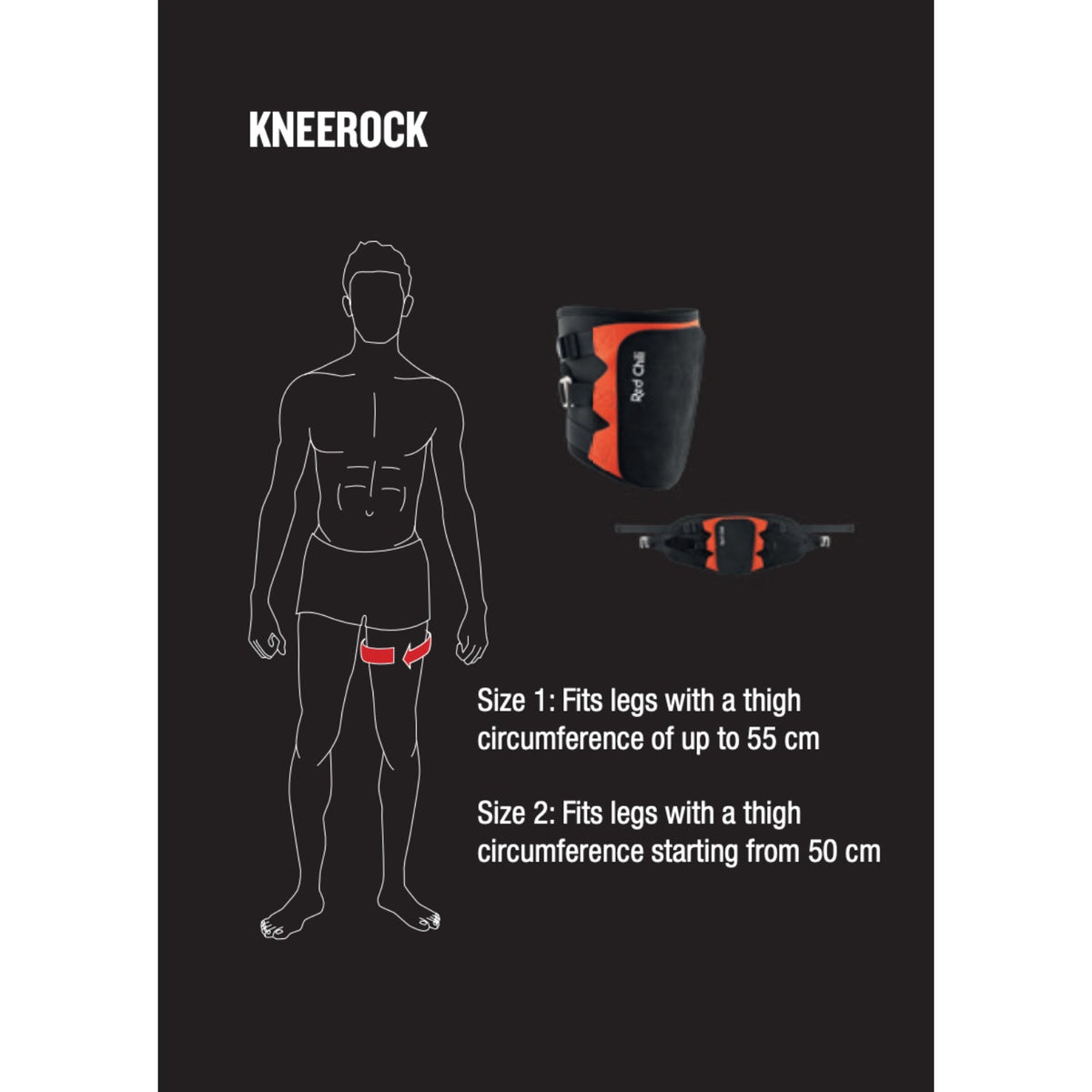 Red Chili Kneerock Kneebar Knee Pad