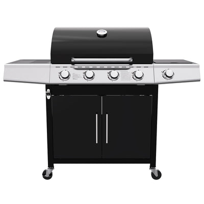 Royal Gourmet 4-Burner Gas Grill with Side Burner