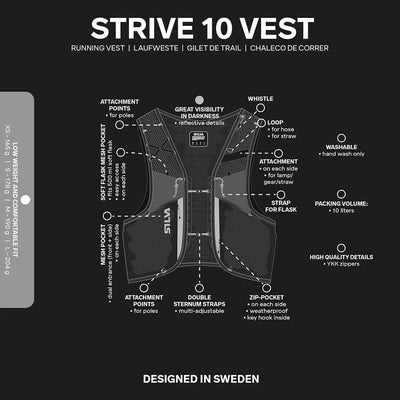 Silva Strive 10 Vest - Rose