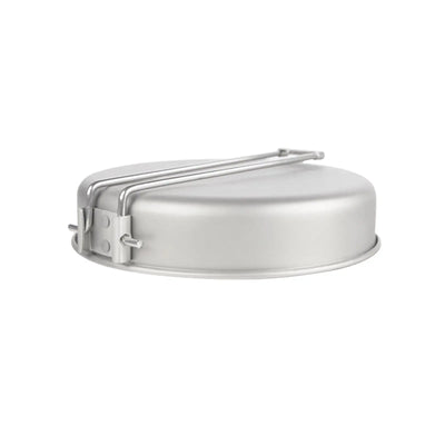 SilverAnt Titanium Camping Cookware Set - 1.6L lightweight and compact pot shown in view