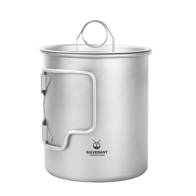 SilverAnt Ultralight Titanium Cup with Lid for UAE outdoor adventures