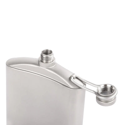 Titanium Hip Flask and Funnel - 8.4 oz / 248 ml - Shop  Flasks at  Trekaline